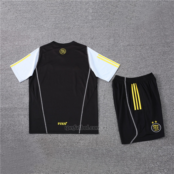 Chandal del Argelia Manga Corta 2023-2024 Negro - Pantalon Corto
